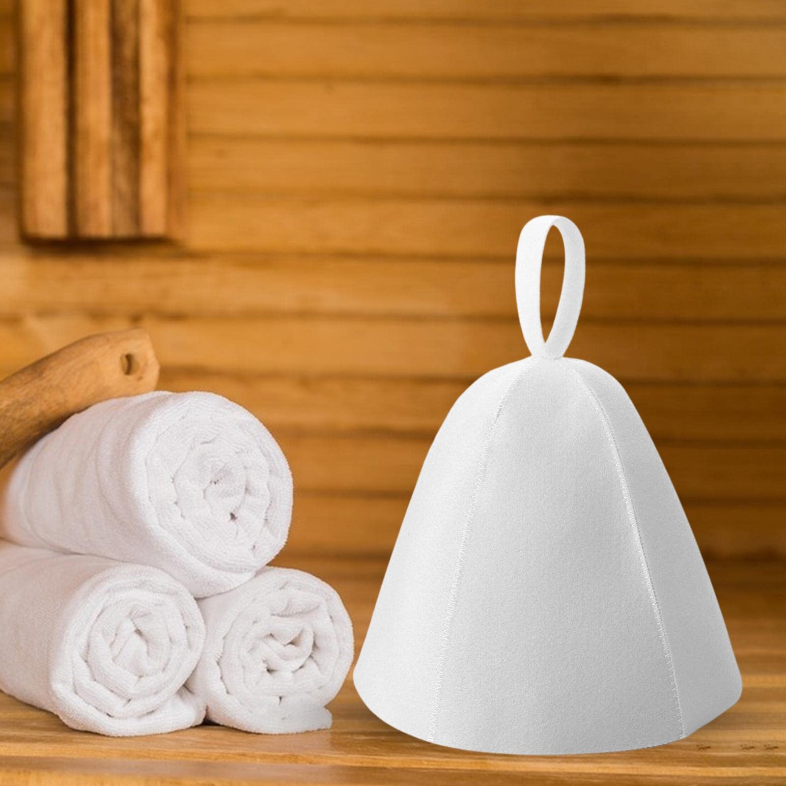 6x Cappelli Da Doccia in Feltro, Turbanti per Capelli, Cappellini Russi per Asciugare Rapidamente Asciugamani, per Il Bagno