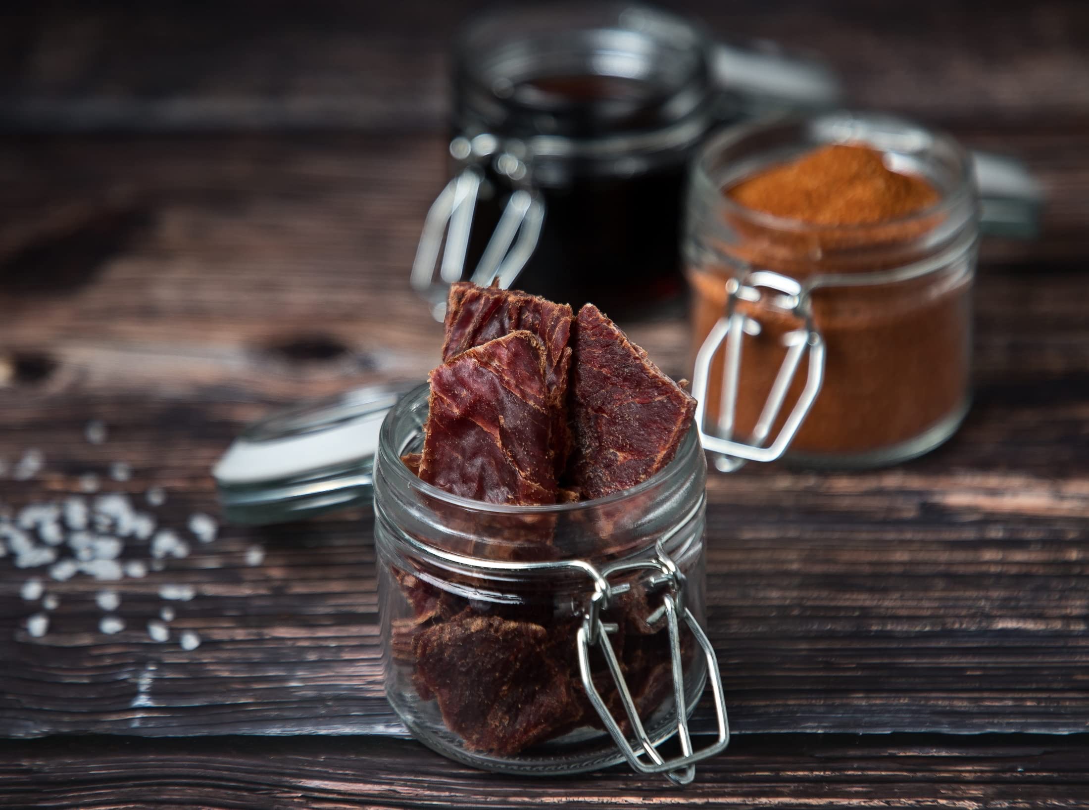 Craftsman Beef Jerky Probierpack Set 4 x 50g (200g) Trockenfleisch Mix Set | Weiderind, Rindfleisch aus Bayern, Handwerklich gefertigt, Super lecker