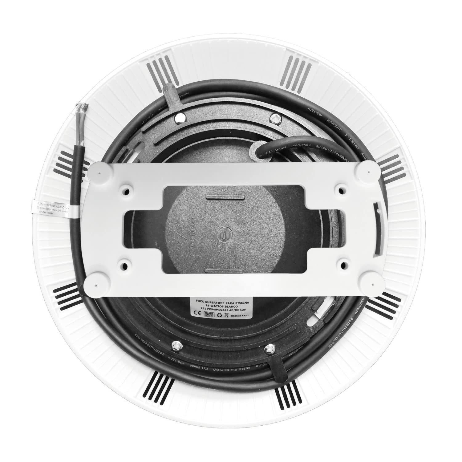 Foco De Piscina LED 20W Medidas: 245MM X 50MM Colores o Blanco Alta Luminosidad 1800lm (Luz Blanca Fría)