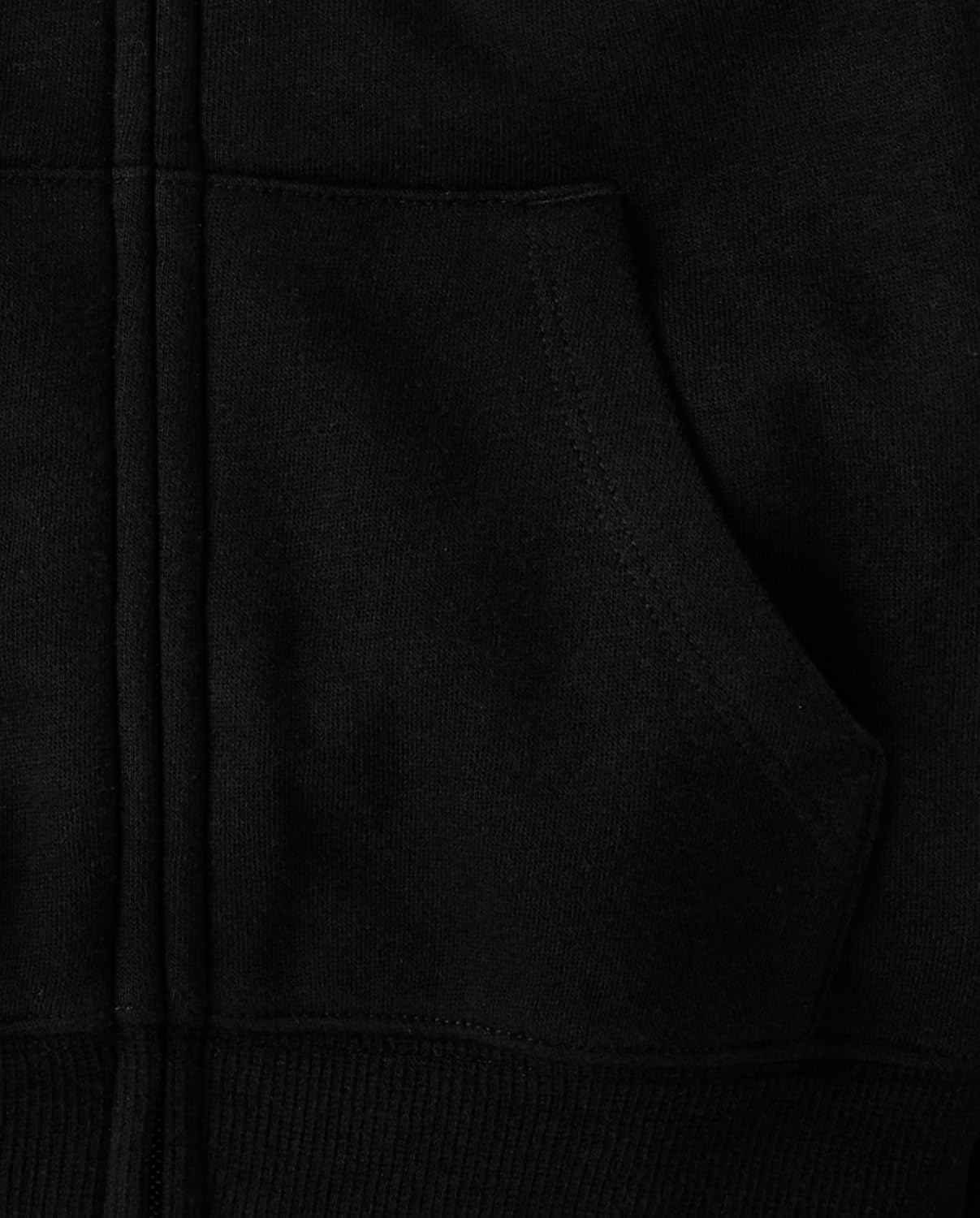 The Children's Place girls Long Sleeve Hooded Fleece Full Zip Up - Image 2