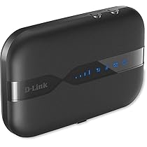 D-Link DWR-932 Pocket Hotspot 4G LTE via SIM, Wi-Fi N150 Mbps, SIM e Micro SD Card Slot, Porta Micro USB, Inclusa Batteria Ricaricabile da 2020 mAh, Nero, Antracite