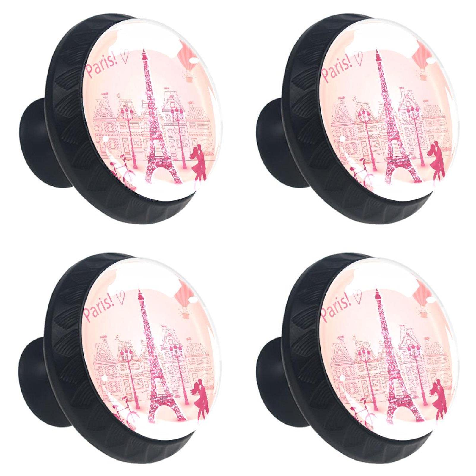 Bouton de tiroir Tour Eiffel en cristal pour décorer les meubles de votre salle de bain