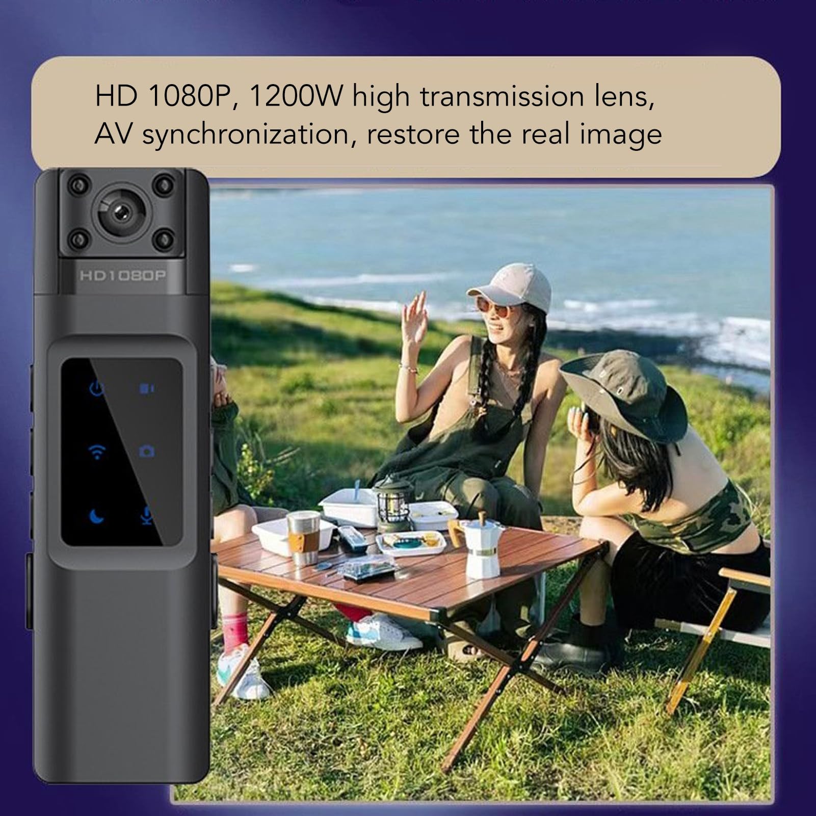 Tragbare Körperkamera 1080P HD - Bewegungserkennung Mit Infrarot Nachtsicht