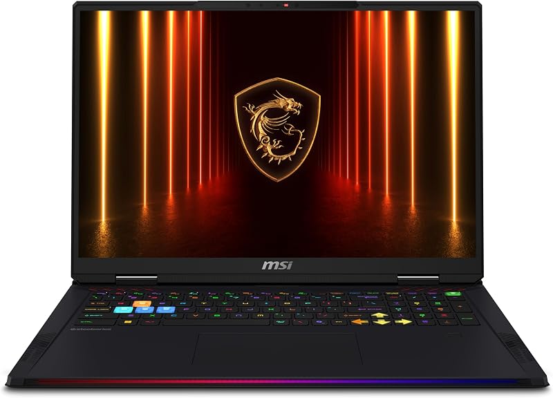 Raider 18 HX AI 18" QHD+ IPS 240Hz Display; Gaming Laptop - Intel Core Ultra 9 285HX 2.1GHz; NVIDIA GeForce RTX 5080 16GB GDDR7; 64GB DDR5-5600 RAM; 2TB NVMe M.2 SSD; 2.5Gb LAN, 2x2 WiFi 7