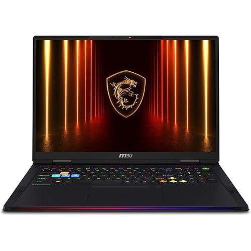 MSI Raider 18 HX AI 18" QHD+ IPS 240Hz Display; Gaming Laptop - Intel Core Ultra 9 285HX 2.1GHz; NVIDIA GeForce RTX 5080 16GB GDDR7; 64GB DDR5-5600 RAM; 2TB NVMe M.2 SSD; 2.5Gb LAN, 2x2 WiFi 7
