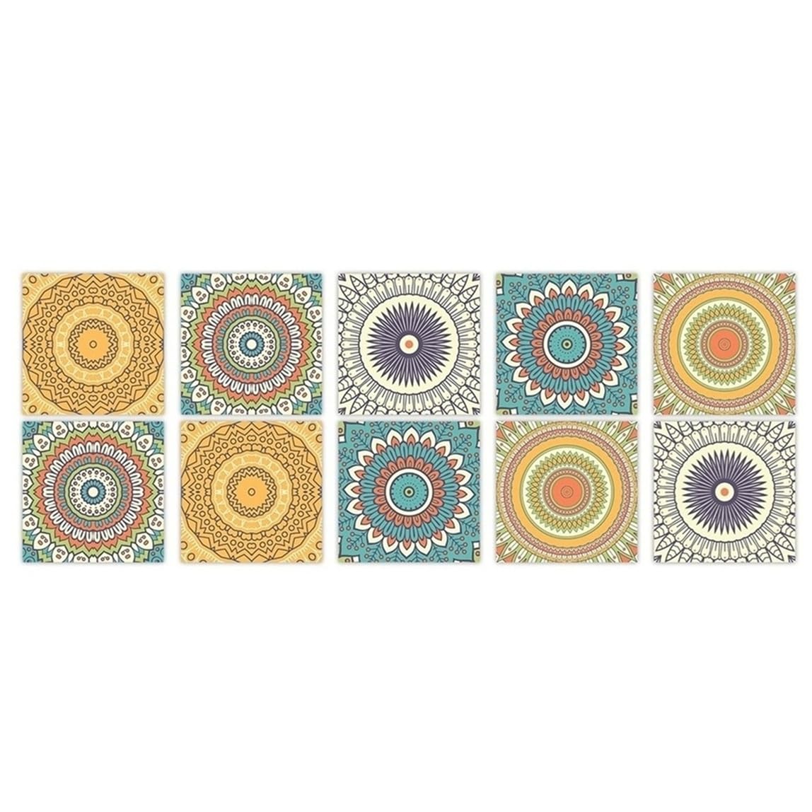 CYWDHFO Self-Adhesive Wall Stickers, Crystal Tile Decor