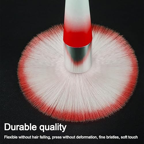 Miniatura 8 de SILPECWEE 3 cepillos de uñas para polvo de limpieza, cepillo de maquillaje, cepillo de limpieza de uñas, cepillo de uñas acrílico, cepillo limpiador