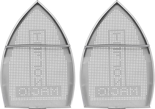 HARFINGTON 2pcs Cubierta de hierro antiadherente Zapato de hierro eléctrico de aluminio Herramienta asistente de hierro Único de hierro Accesorio de