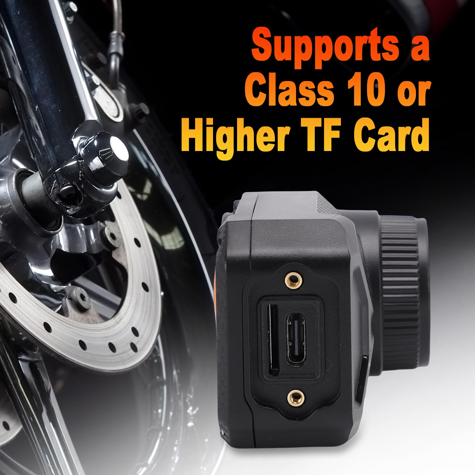 Shkalacar Dash Cam per Moto 2K, Registratore di Guida WiFi 2.4G con Registrazione in Loop e Controllo APP, Impermeabile IP66, per IOS e