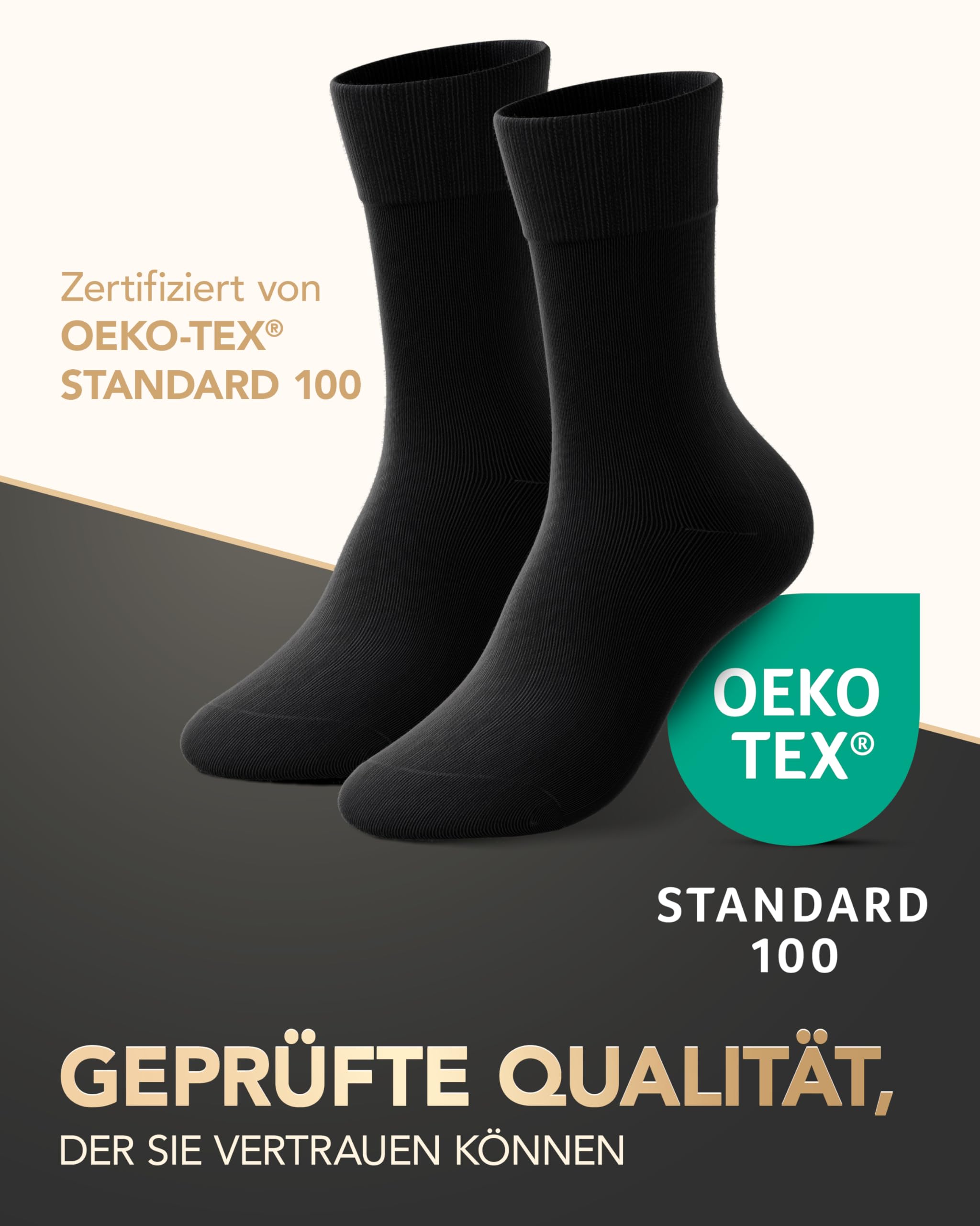 L&R Business Socken Herren & Damen – Anti-Pilling, 200-Nadel, Nahtlos