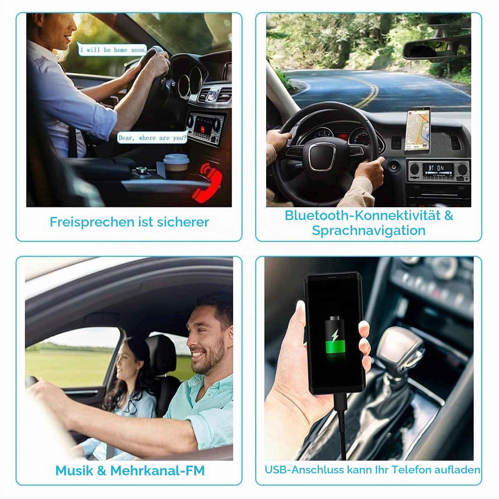 Classic Car Stereo Bluetooth Car Radio 2 Knob Single Din 60WX4 FM Freisprecheinrichtung Autoradio Oldtimer MP3 AUX USB U-Disk Audio mit Fernbedienung