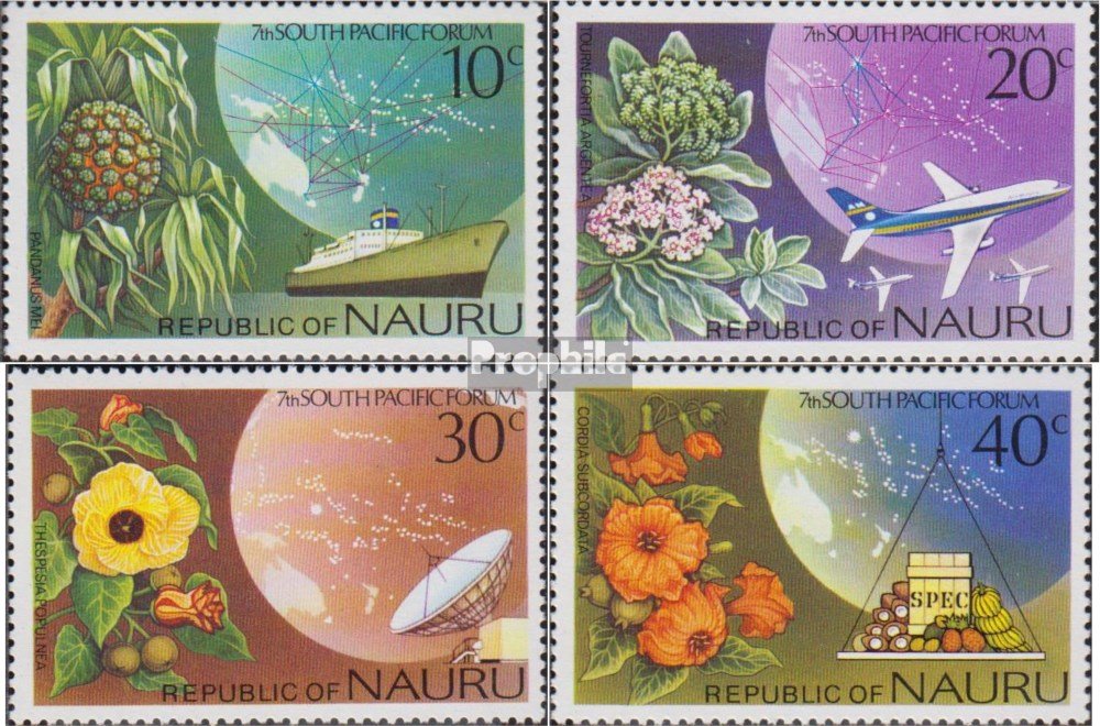 Prophila Collection – Nauru Briefmarken Satz 139-142 Postfrisch (Südpazifisches Forum 1976)