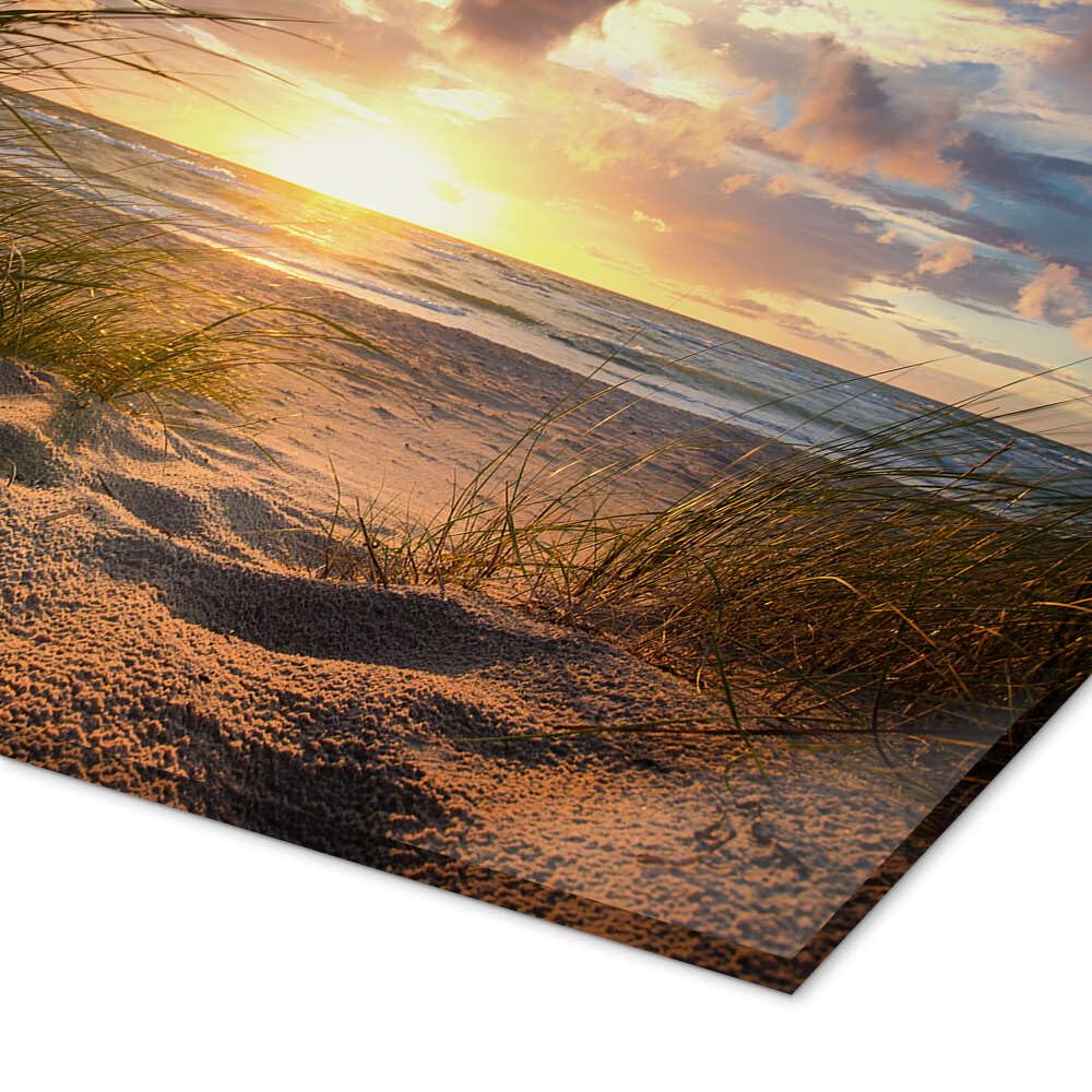 Posterlounge Ostsee-Weststrand Acrylglasbild | 80 x 40 cm von Steffen Gierok Wandbilder Wanddeko