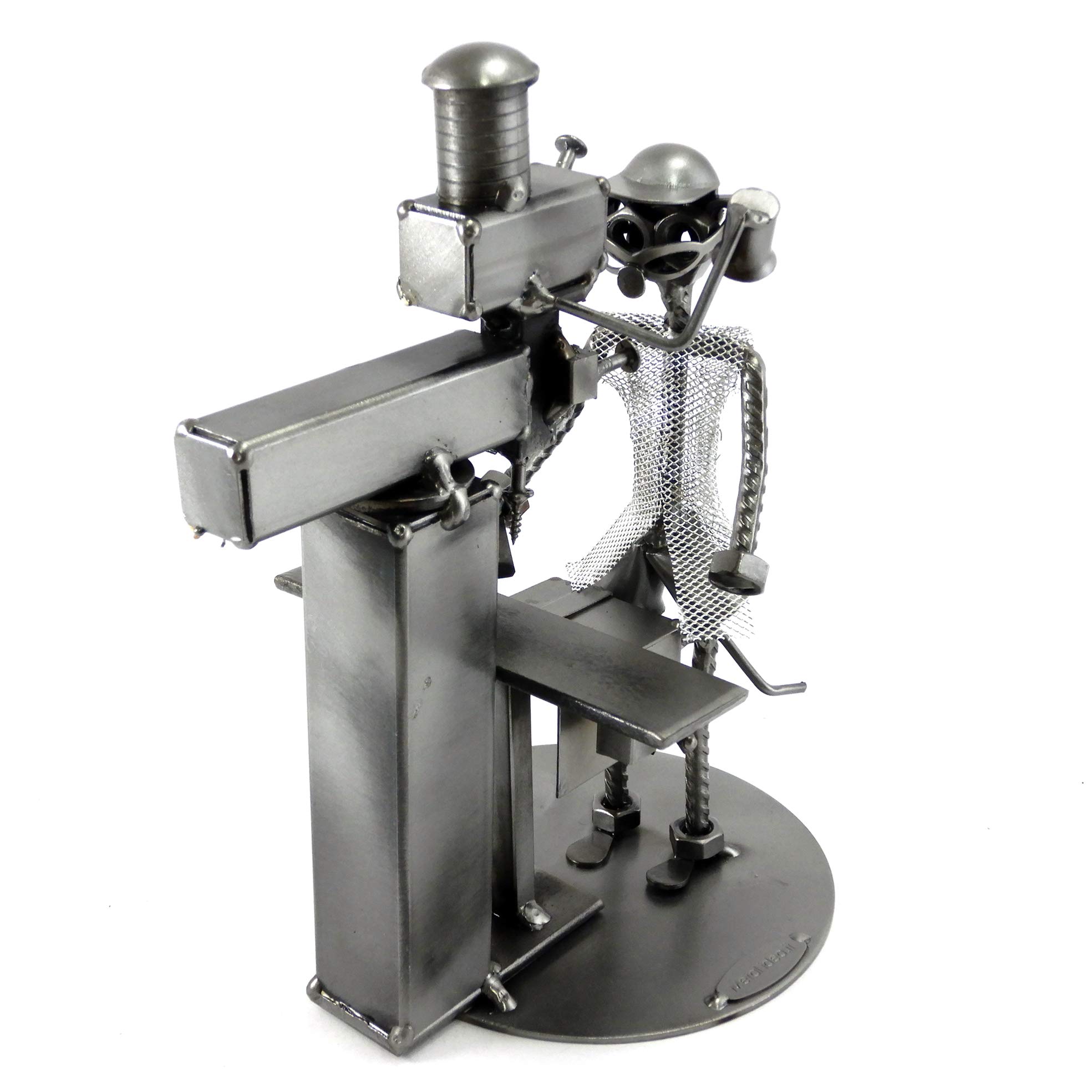 FRESATORE-METALMECCANICO IN METALLO CON VITI BULLONI CHIODI DI METAL IDEA - IDEA REGALO ORIGINALE - 100% ARTIGIANALE - MADE IN ITALY - PERSONALIZZABILE