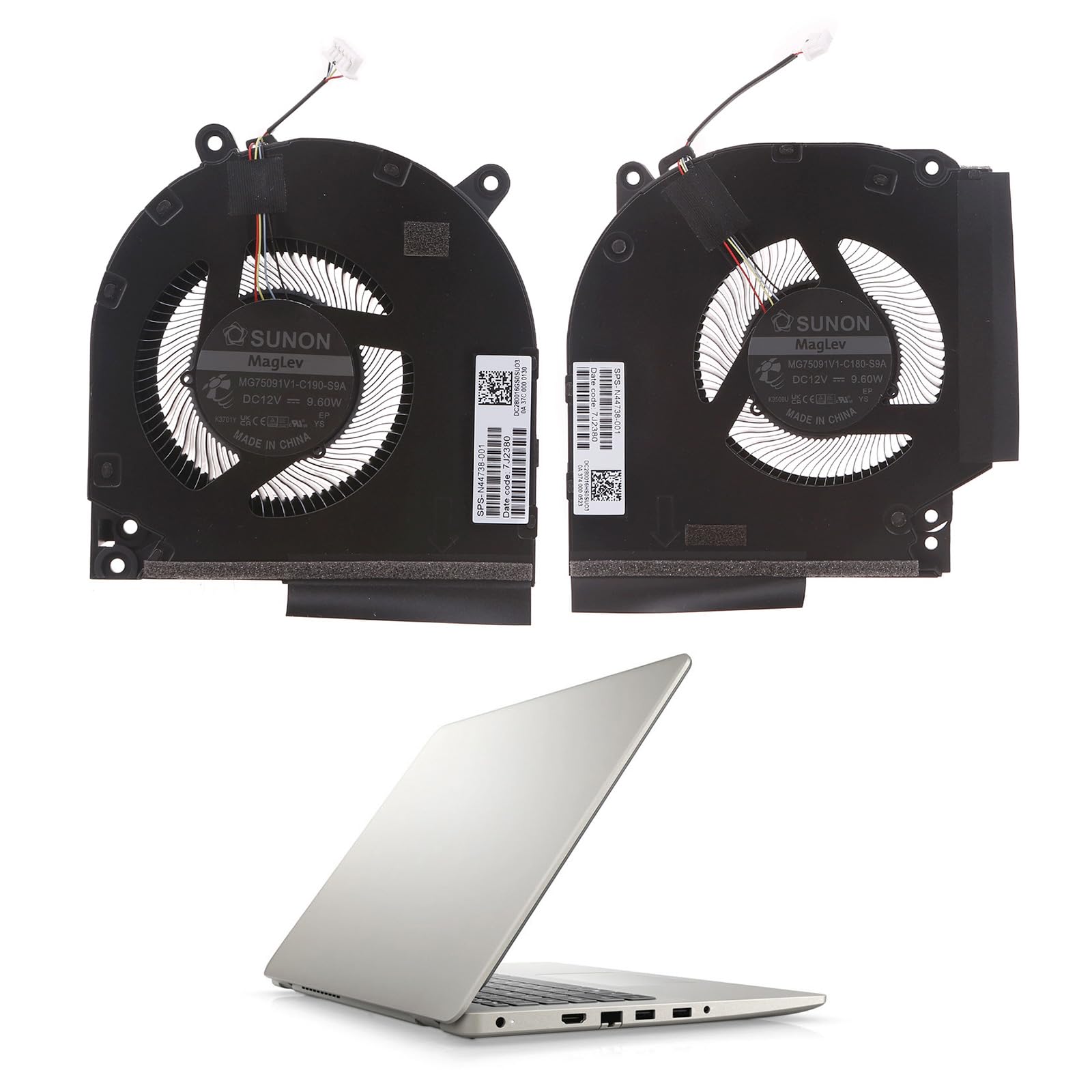 Radiatore GPU per Laptop 12V 4 Pin Ventola Raffreddamento a 4 Fili Silenzioso GPU CPU Cooler Dispositivo Raffreddamento per Laptop Ventola Raffreddamento alimentata Tramite USB