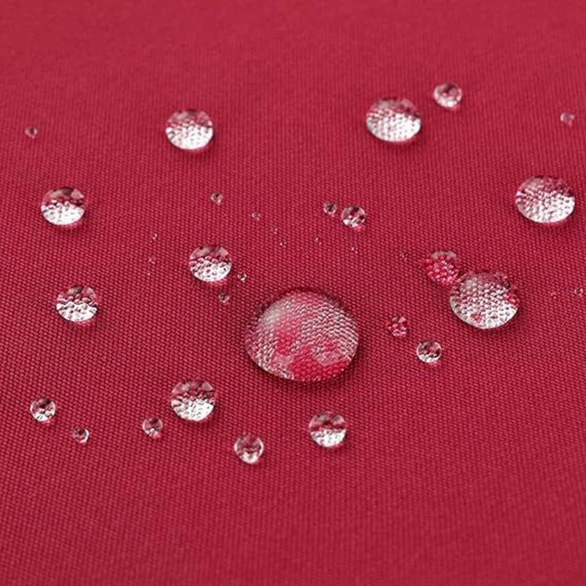 6 Ribs 8 Ribs Patio Umbrella Replacement Canopy 2.0m 2.30m 2.5m 2.7m 3.0m 3.5m Replacement Covers for Garden Outdoor Lawn Backyard Sand(Red,11.5ft/6ribs)