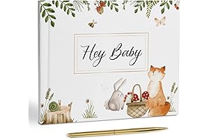 Woodland Theme Guestbook For Baby Shower