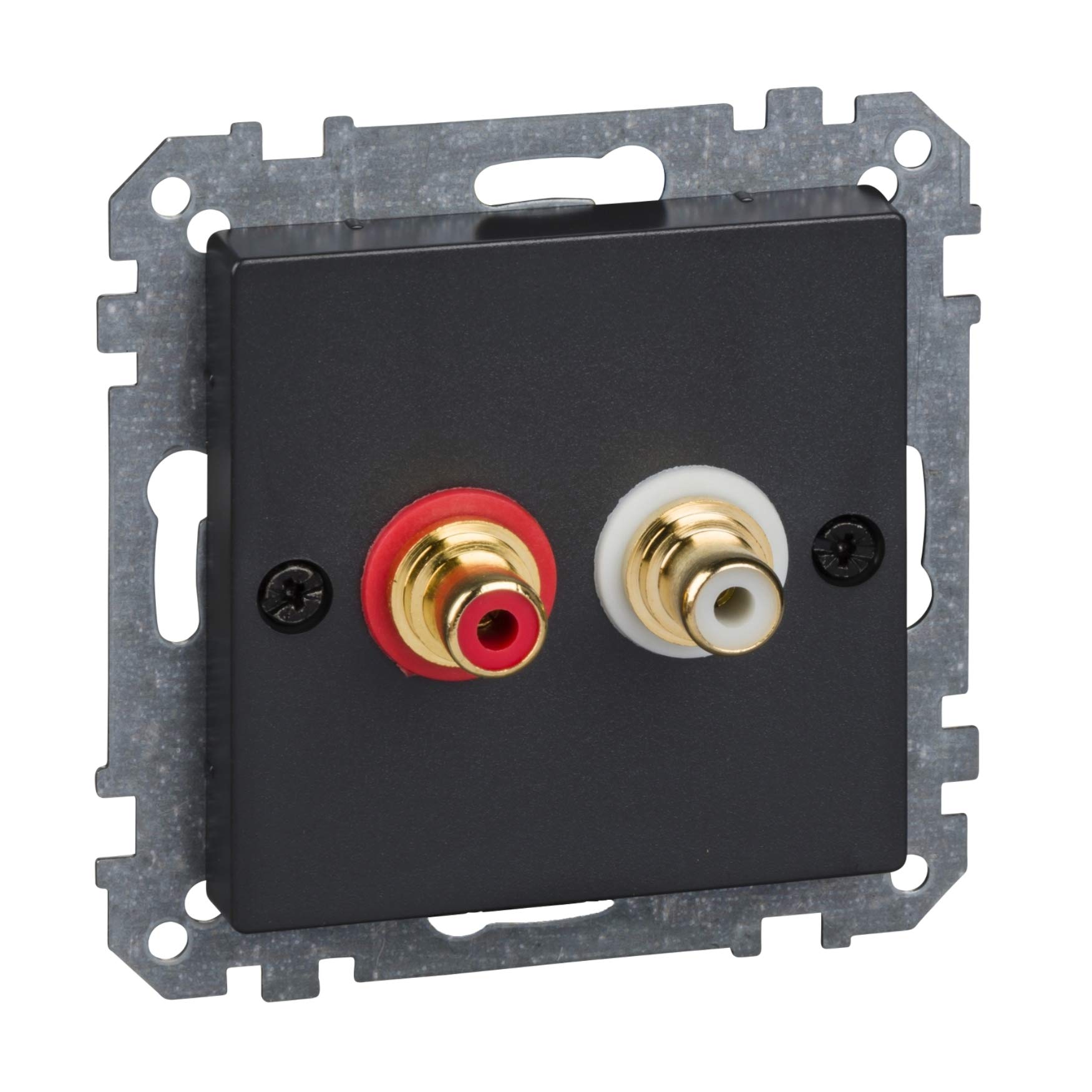 Prise 2 RCA de haut rendement avec transmission audio sans perte de signal