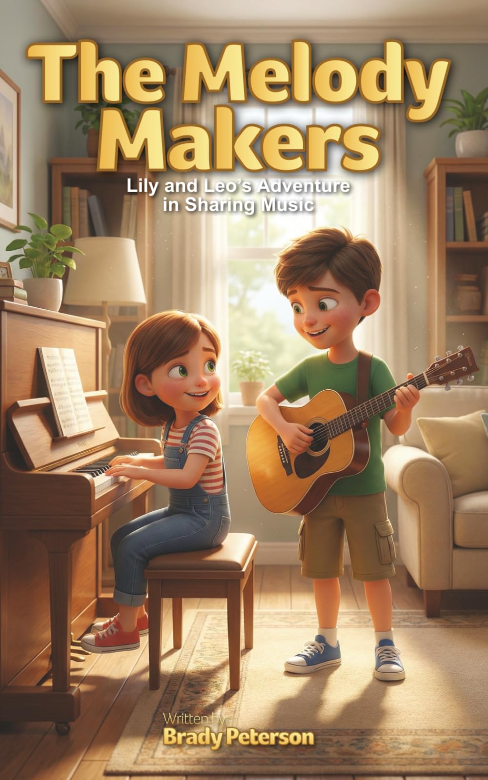 The Melody Makers: Lily and Leo’s Adventure in Sharing Music