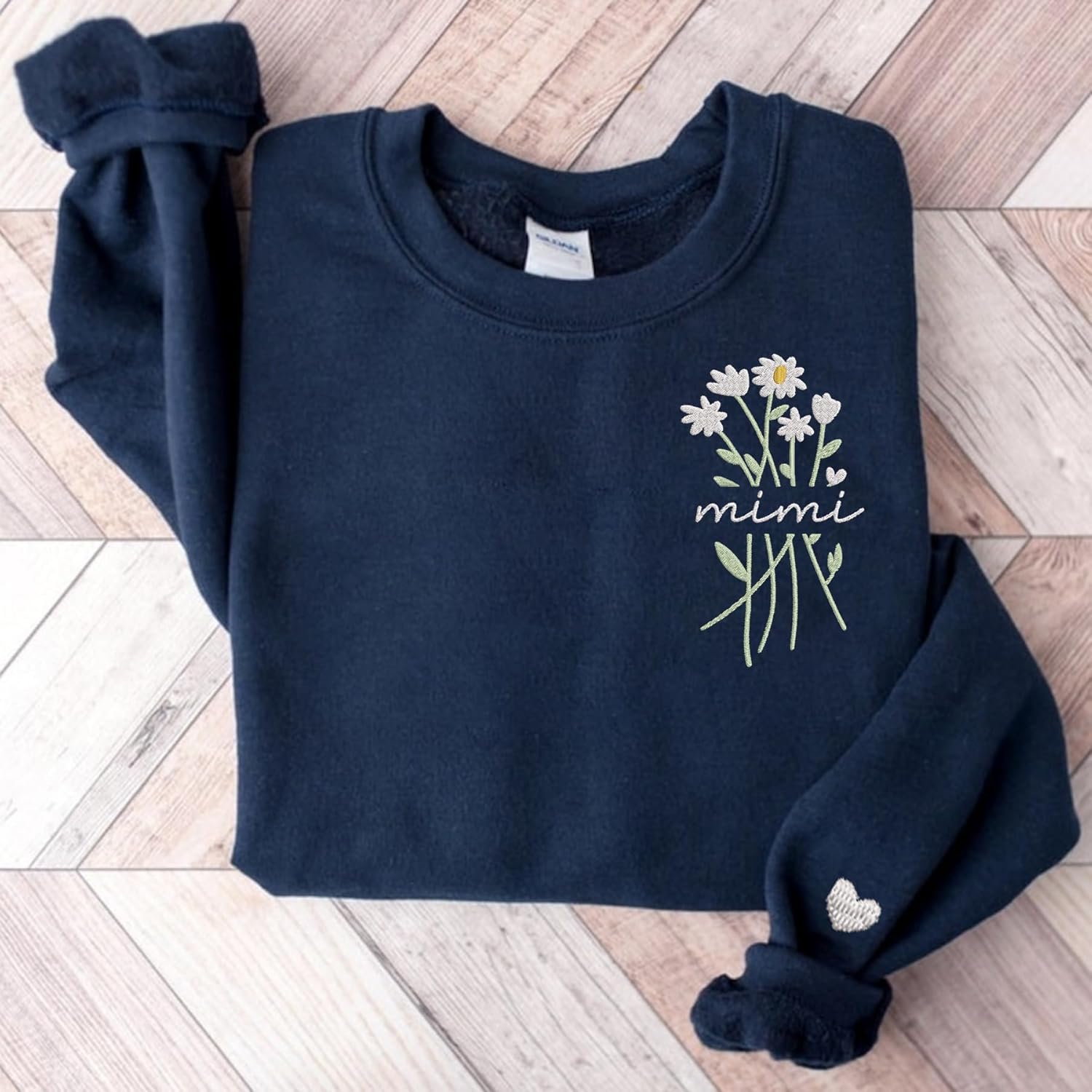 Mama Sweatshirt, Daisy Flower Sweatshirt, Mama Christmas Sweatshirt, Gifts for Mama - Image 2