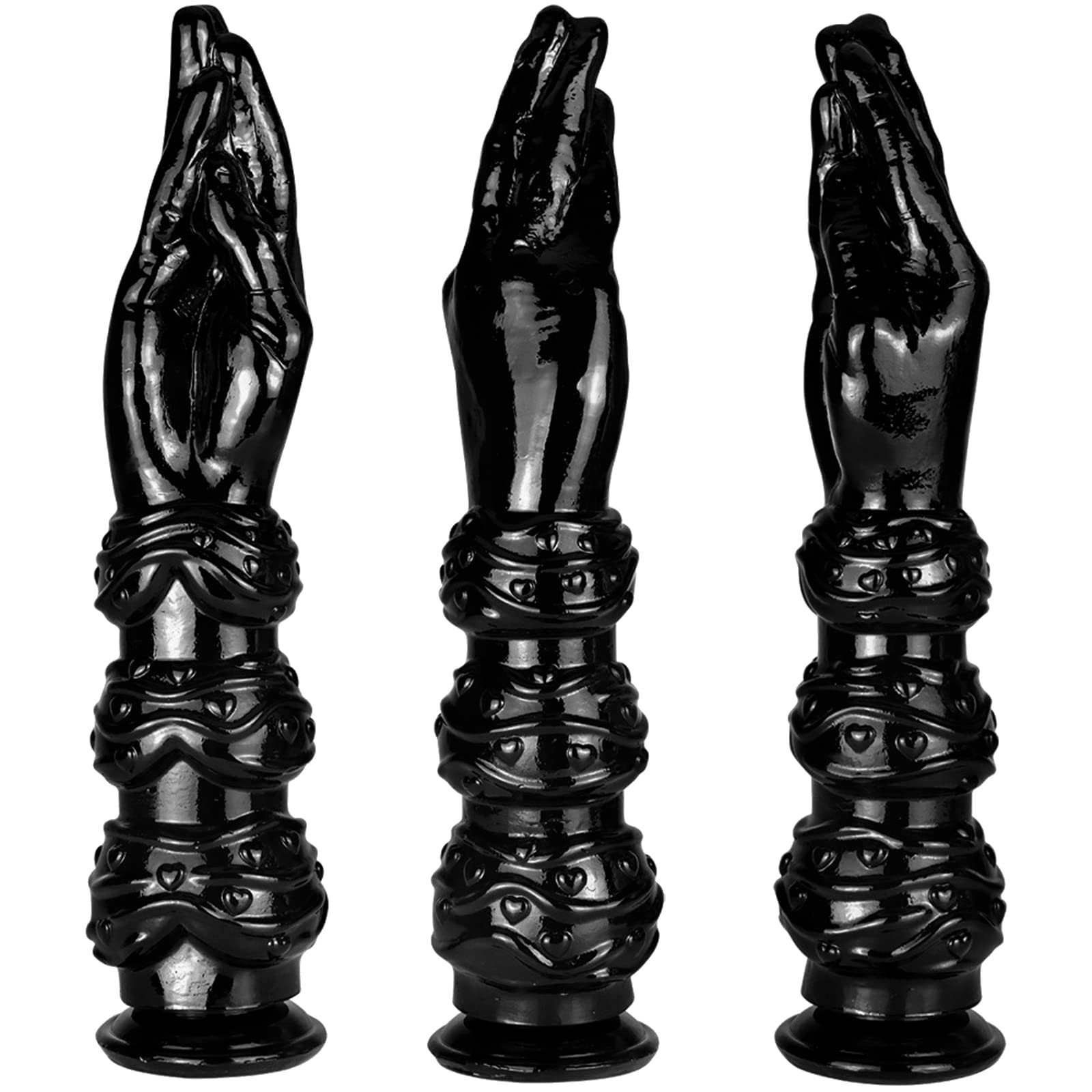 Grande mano dildo plug anale in PVC butt plug dildo anale con 3 grandi sfere anali e forte ventosa dilatatore anale prostata massaggiatore vaginale masturbazione giocattolo sessuale per uomini