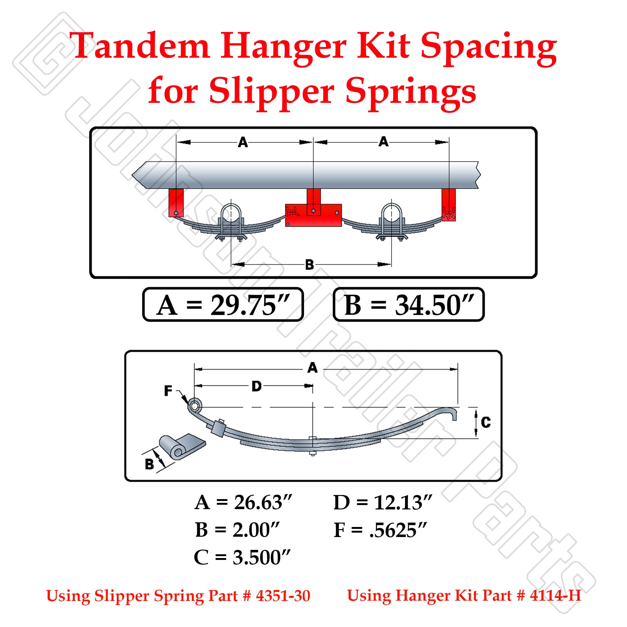 Tandem 7,000 lb Electric Brake Trailer Axle Kit with Slipper Springs & ST235/80R16 Tires – 14,000 lb Capacity | 8-Lug Wheels (89