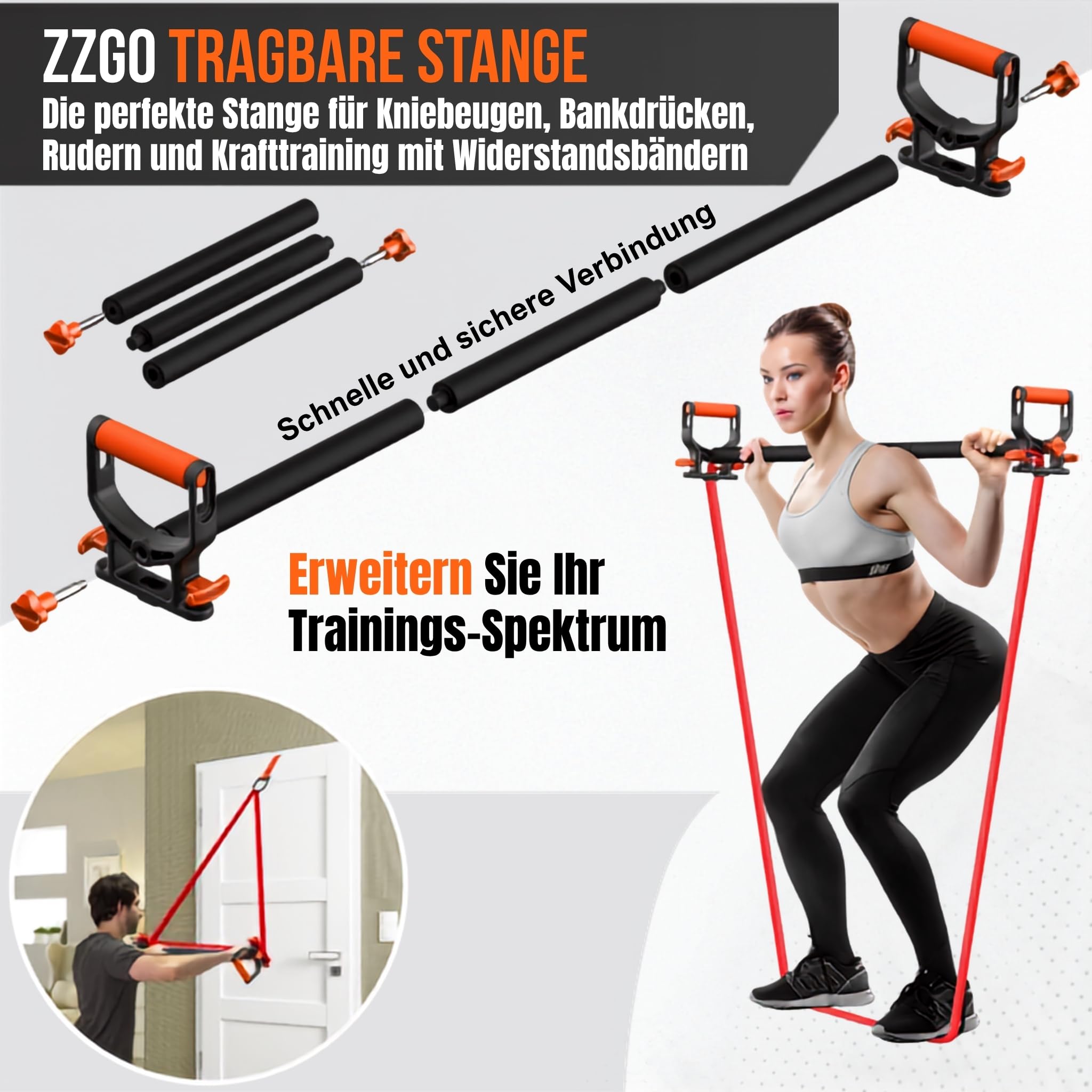 Trainingskits und Zubehör für Fitnessbänder Muskelaufbau | Training zu Hause oder im Freien | Dehnung und Kraft | Yoga, Pilates, Crossfit, Muskelaufbau, Calisthenics