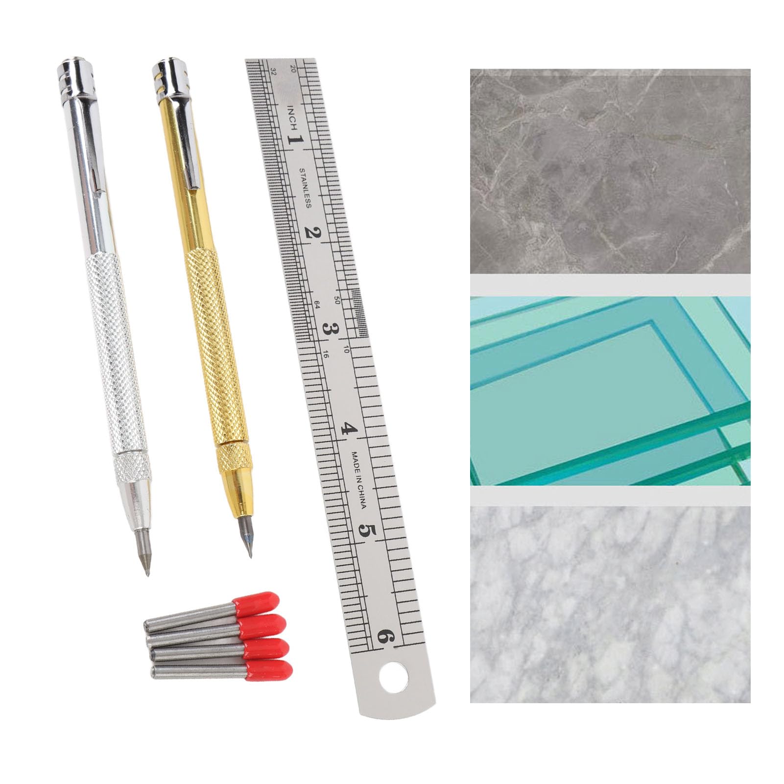 Penna per Tracciare con Punta in Carburo di Tungsteno, Strumento per Tagliare il Ferro, Metallo per Superfici, Magneti in Ceramica