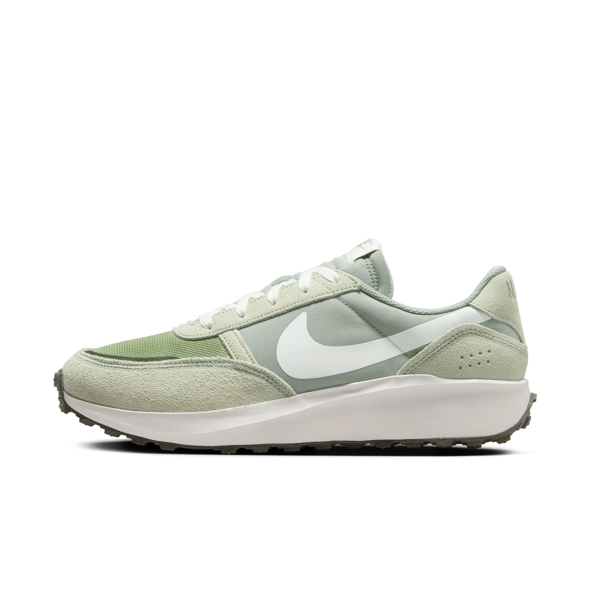 Nike Mens Waffle Nav Sneakers Green - Image 1