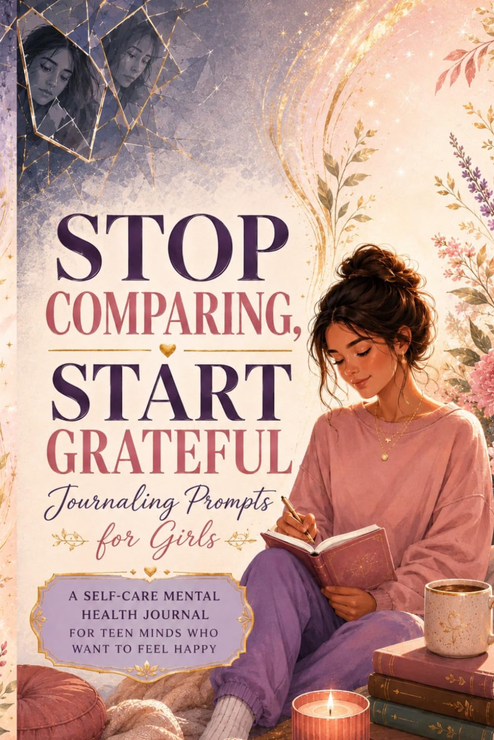 Stop Comparing, Start Grateful: Journaling Prompts for Girls: A Self-Care Mental Health Journal for Teen Minds Who Want to Feel Happy