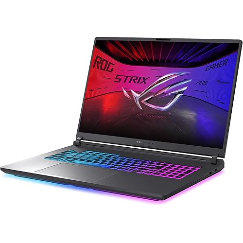 ASUS ROG Strix G18 18 Inch Gaming Laptop 2025, NVIDIA GeForce RTX 5080, Intel Ultra 9 275HX, 18" ROG Nebula 2.5K 240Hz, 64 GB DDR5 RAM, 4 TB SSD, Wi-Fi 7, Backlit KB, Windows 11 Pro & Lifetime Office