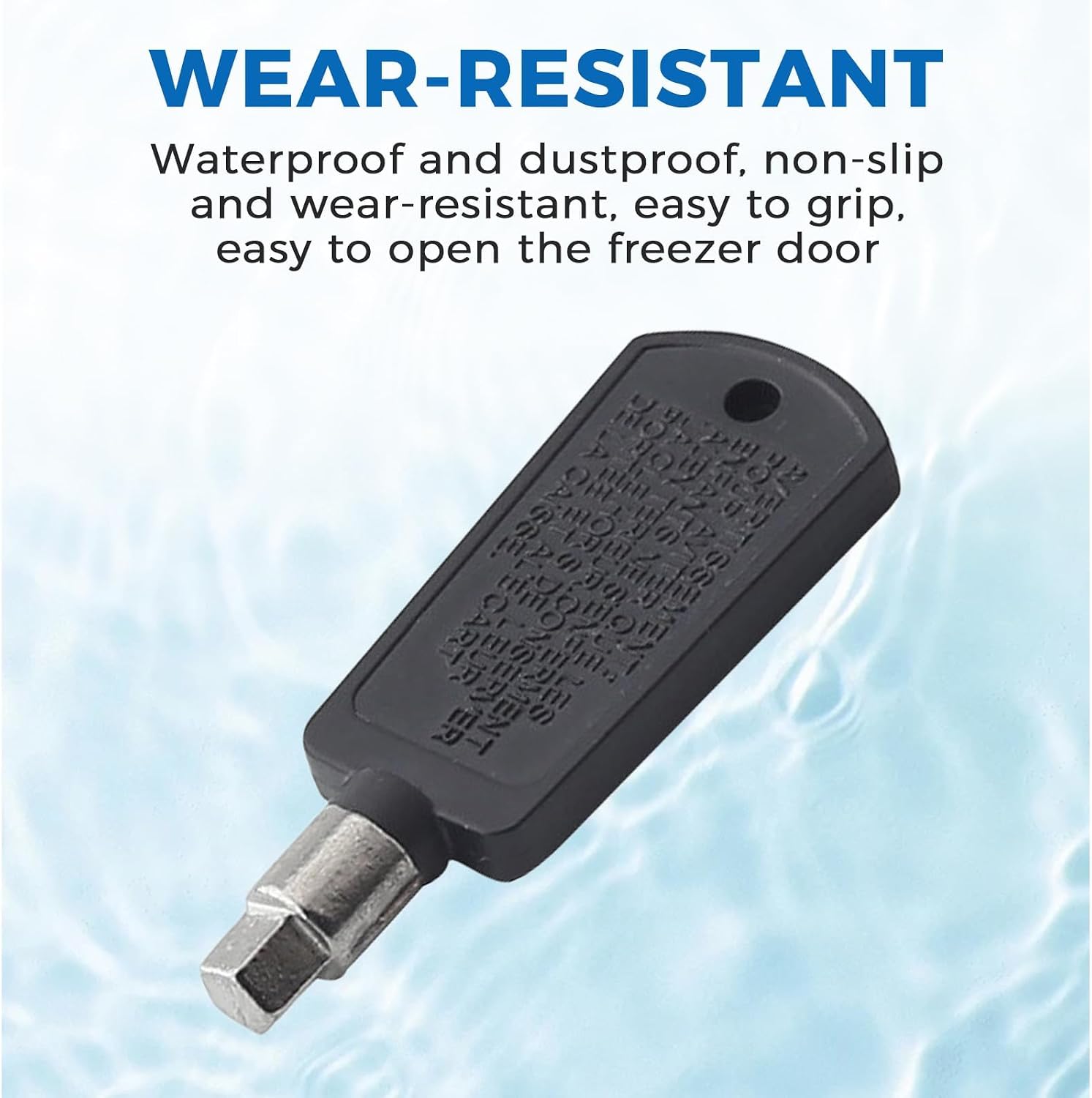 1-Pack Universal Mini Fridge Lock & Freezer Door Key Replacement