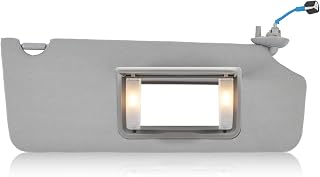Sun Visor Passenger Right Side Compatible with Honda Pilot 2017 2018 2019 2020 2021 Honda Ridgeline 2018-2020 Sunshade Number 83230-TG7-A12ZB Color: Gray