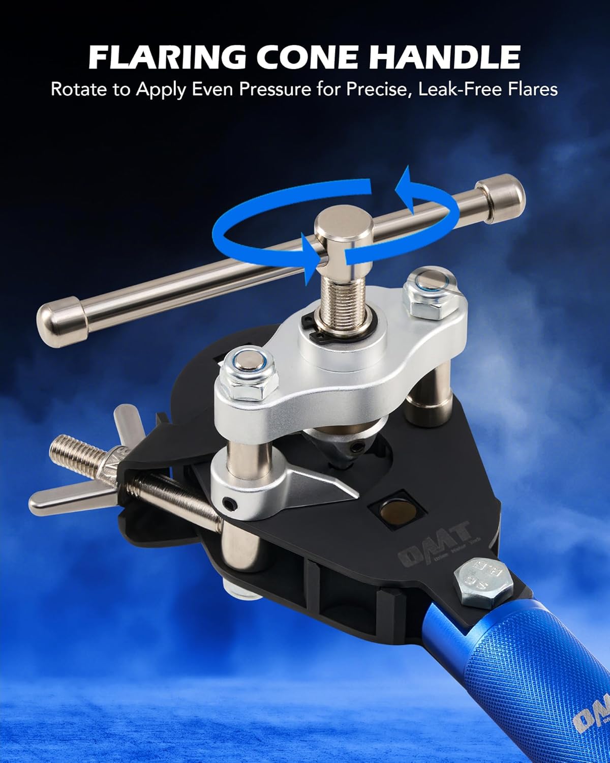 Orion Motor Tech 45° Flaring Tool Kit, Single Flaring Tool for 1/8" - 3/4" Tubing, Professional Pipe Flare Tool for Copper Brass Aluminum Pipes