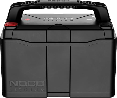 NOCO Litio NLX31 batería de litio LiFePO4 de 12 V, doble propósito, ciclo profundo de 120 Ah + batería de arranque del grupo 31 de 1600 A, para