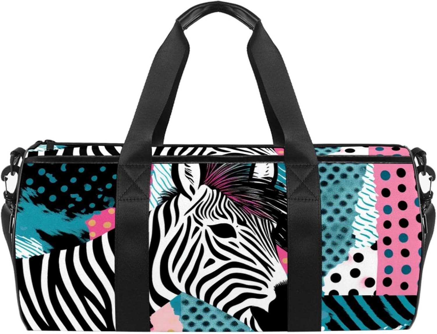 Gym Bags for Women,Duffle Bag for Travel,Animal Geometric Stripes,Gym Bag for Men