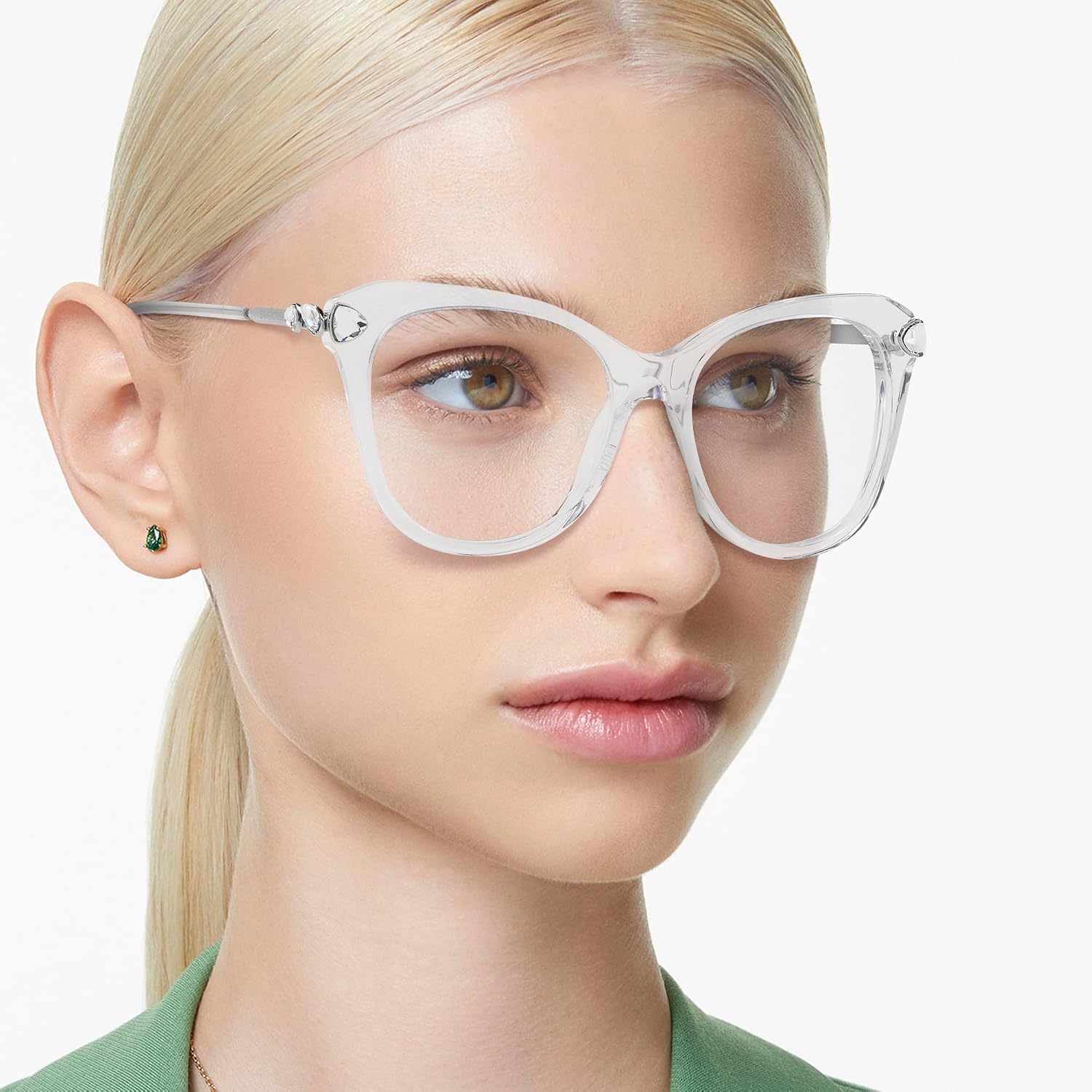 Swarovski womens Sk2012 Butterfly Prescription Eyewear Frames