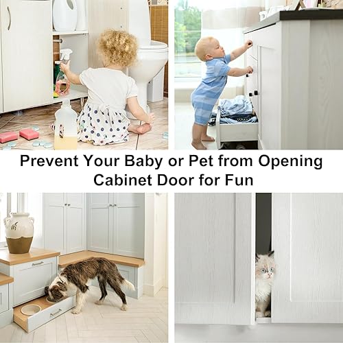 Miniatura 7 de Jiayi - Paquete de 18 imanes para puerta corredera de gabinete, Cierre magnético ultra-fino, Cierre magnético de acero inoxidable para cierre de