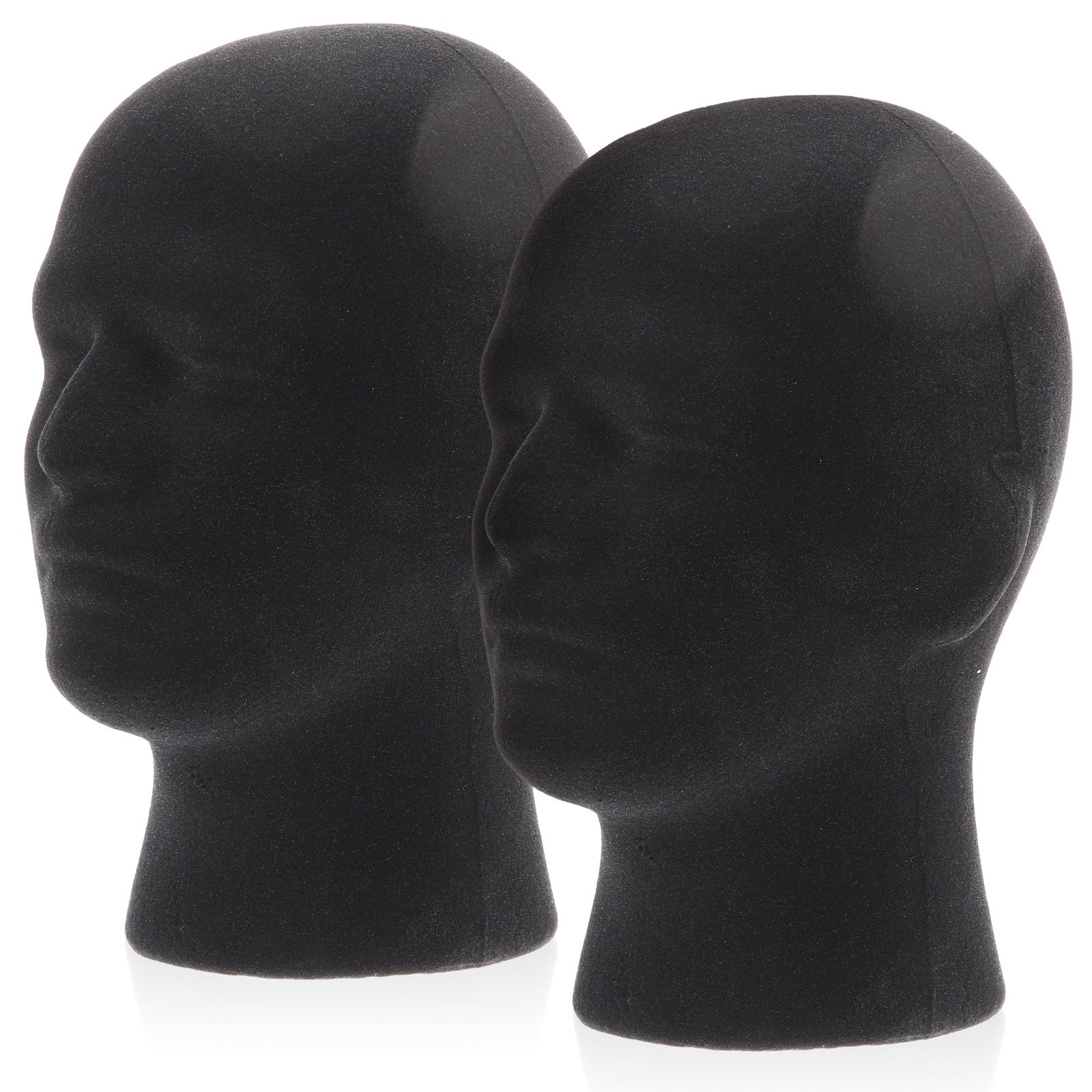 Tête de mannequin mousse pour maintenir la forme de vos perruques et chapeaux homme sans pli