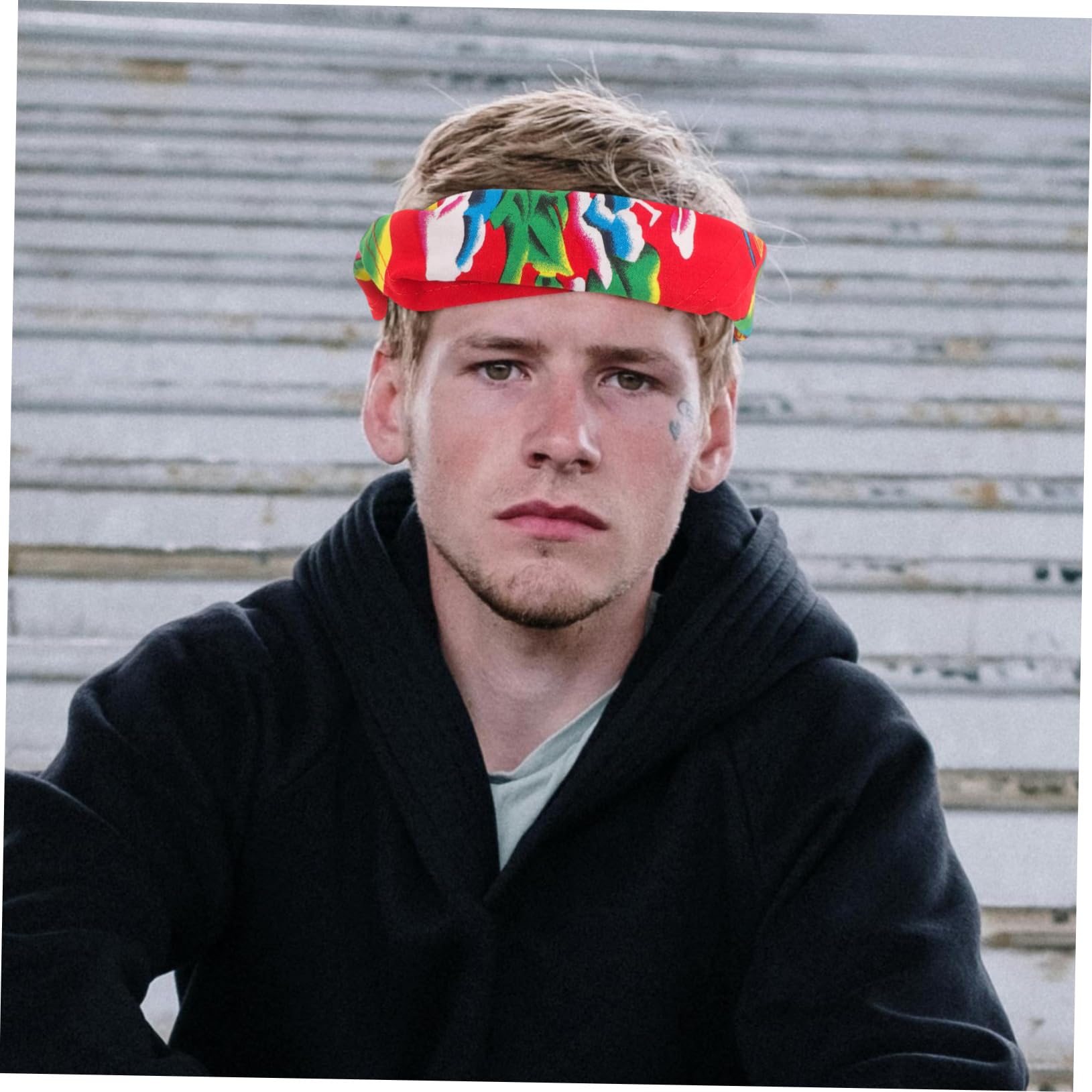 4 Pezzi Foulard Da Ciclismo All'Aperto Confortevole Ciclismo Headwrap Copricapo Da Stampa Floreale Bandana Floreale Bandana Da Equitazione Sport Moda a