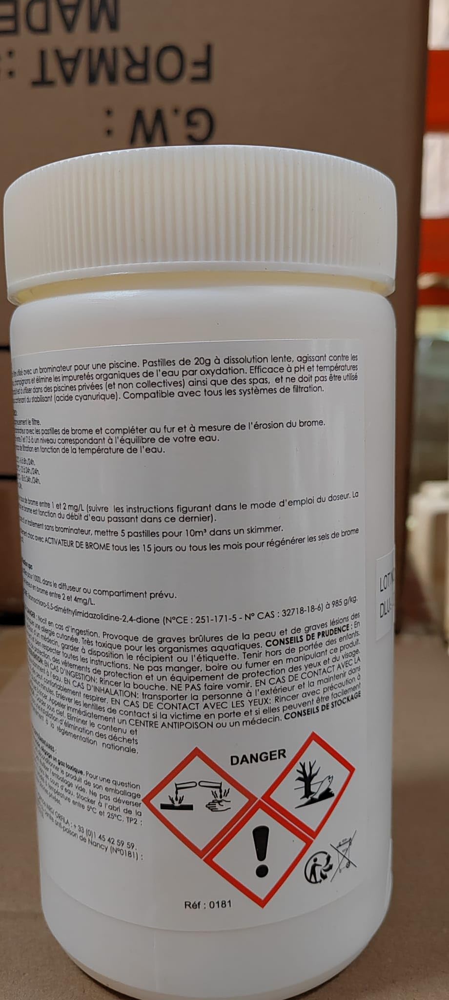 1kg Pastilles de Brome 20g - Dissolution Lente & Traitement Longue durée - Désinfection sans Odeur de Chlore - Aussi Efficace Que Le Chlore - Haute tolérance au pH - Brome Piscine