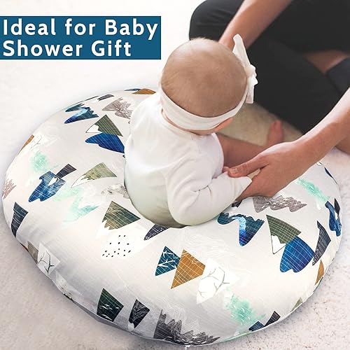 Miniatura 6 de TANOFAR Funda de almohada de lactancia para bebés, funda de almohada de lactancia materna para niños y niñas, funda de cojín bonita, tela suave que