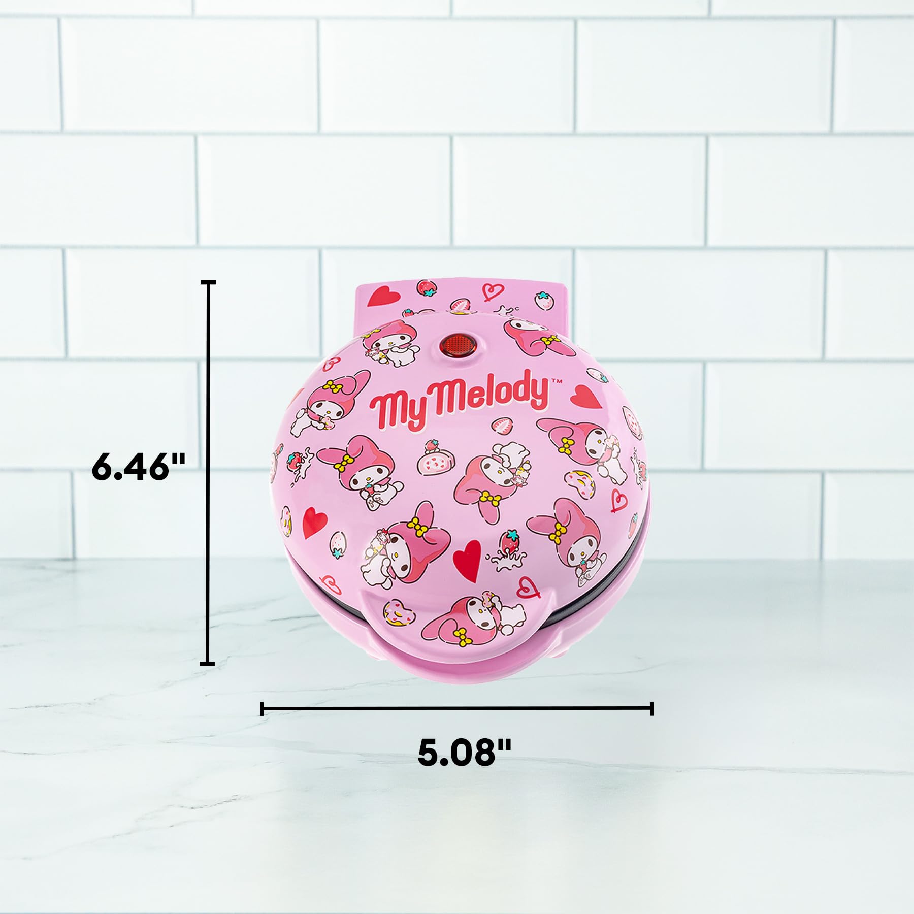Amazon.com: Uncanny Brands Hello Kitty My Melody Mini Waffle Maker
