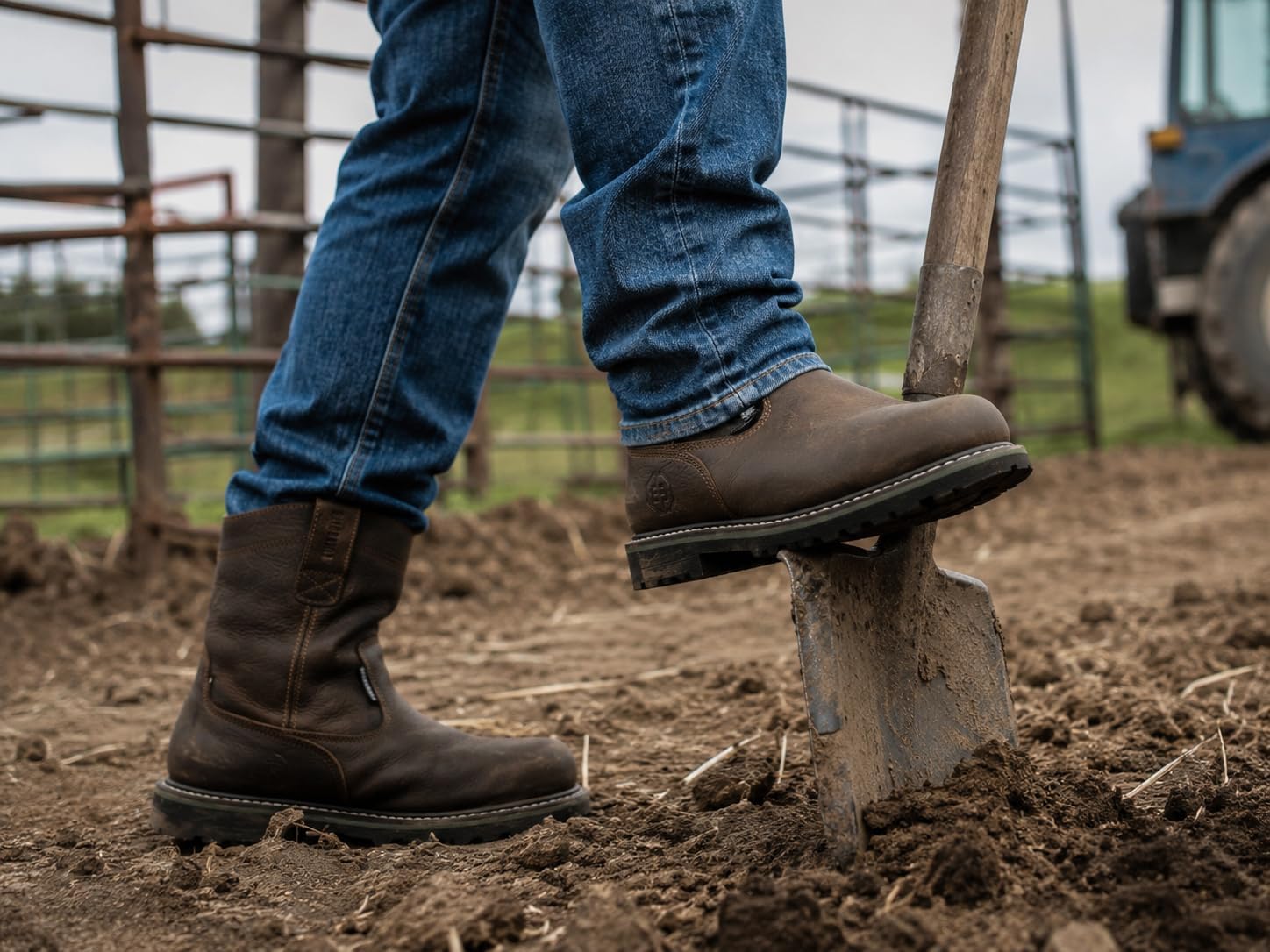 EVER BOOTS Wellington Waterproof Steel Toe Boots