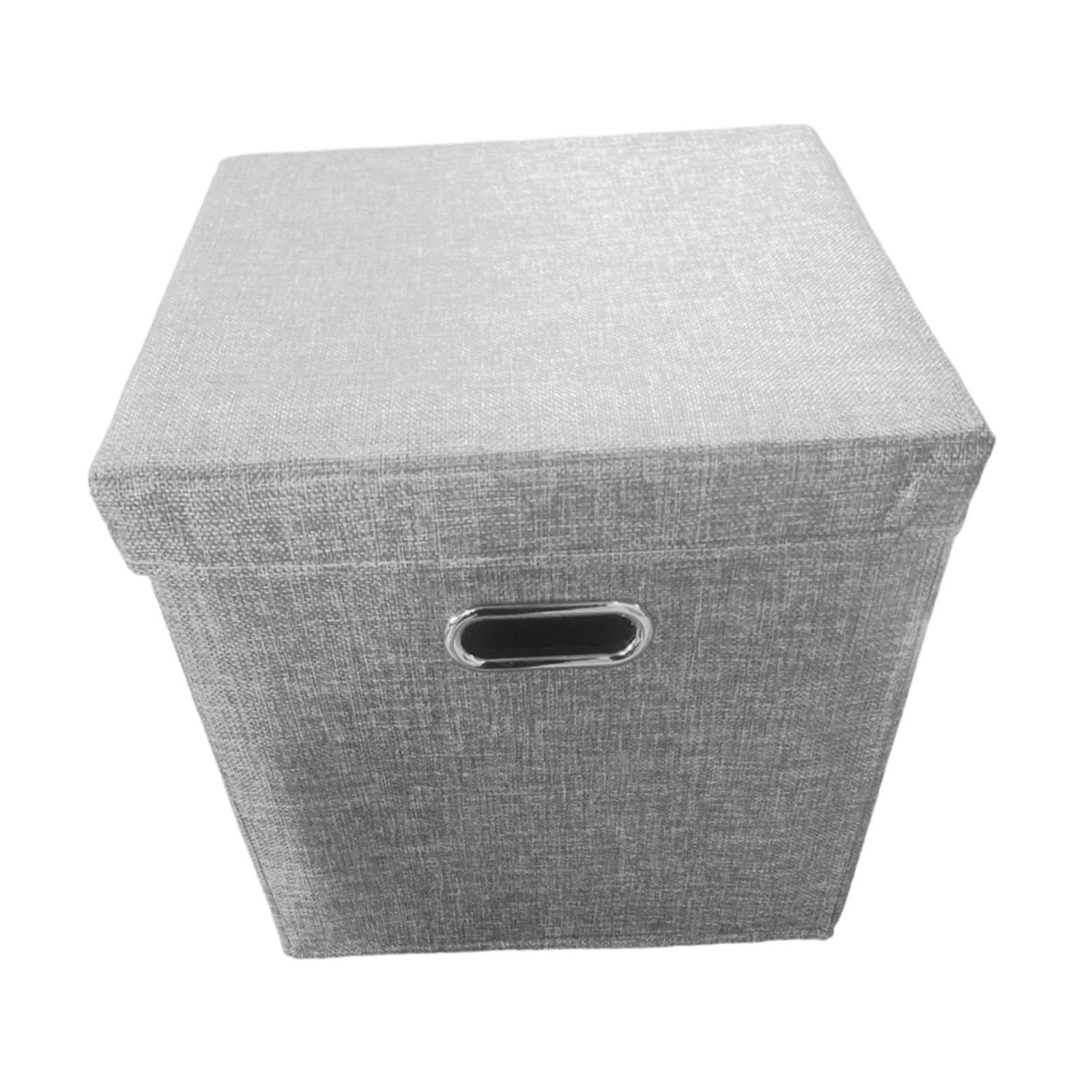 ATORSE 12inch Vinyl Records Storage Box CD Album Records Case Carrying Case Organizer Gray-image-28