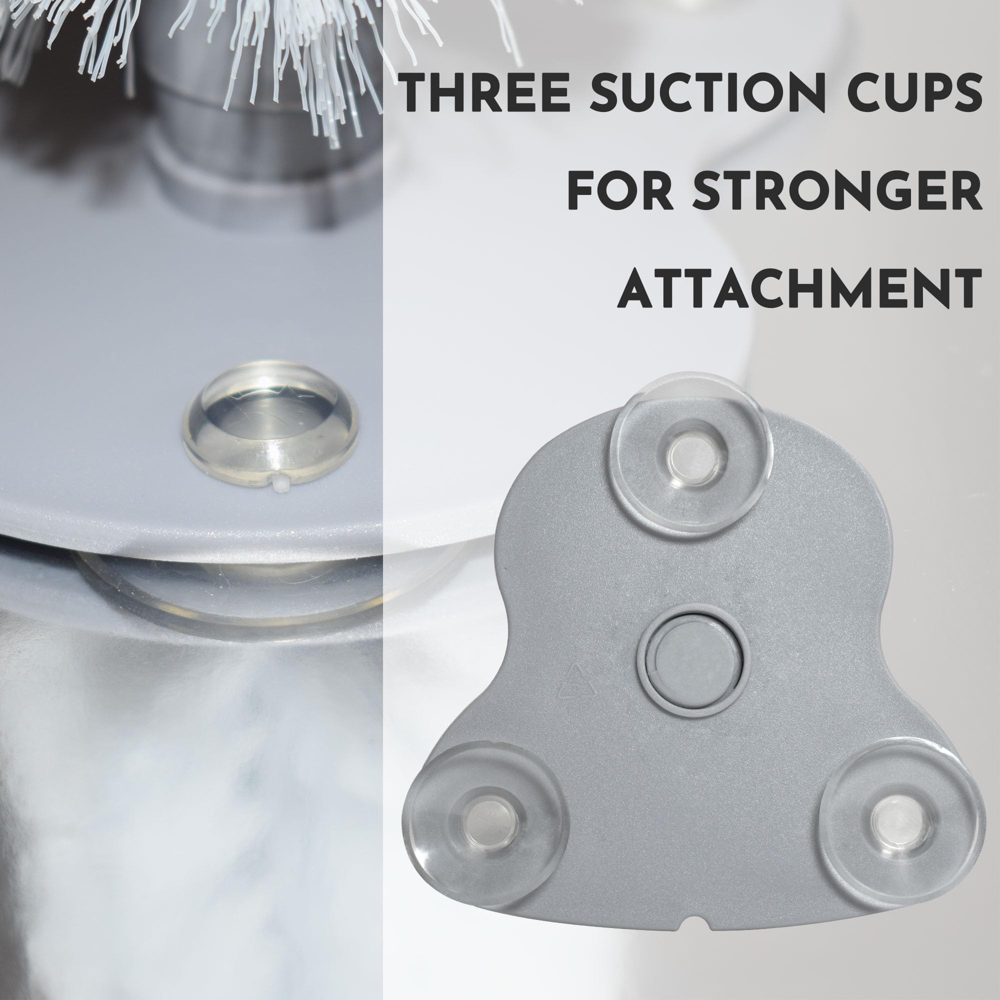 Schildkröten Bürste Mit Saugnapf - Reinigung & Massage Für Schildkrötenpanzer | Aquarium Zubehör