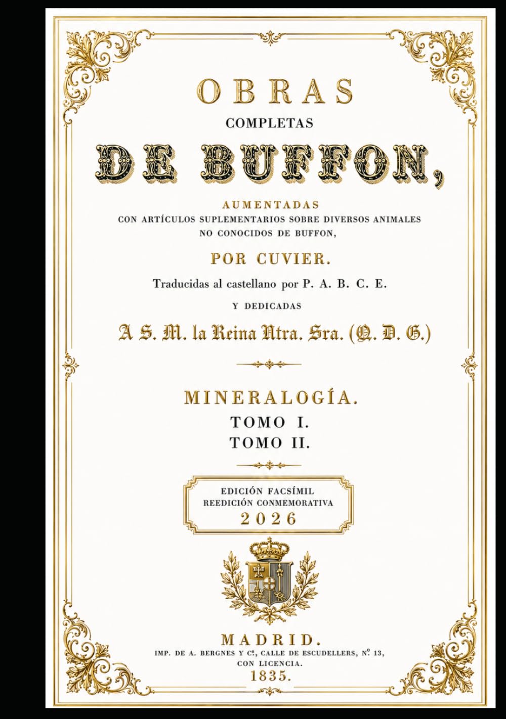 Mineralogía.: Tomos I y II. (Obra Completa de Buffon)