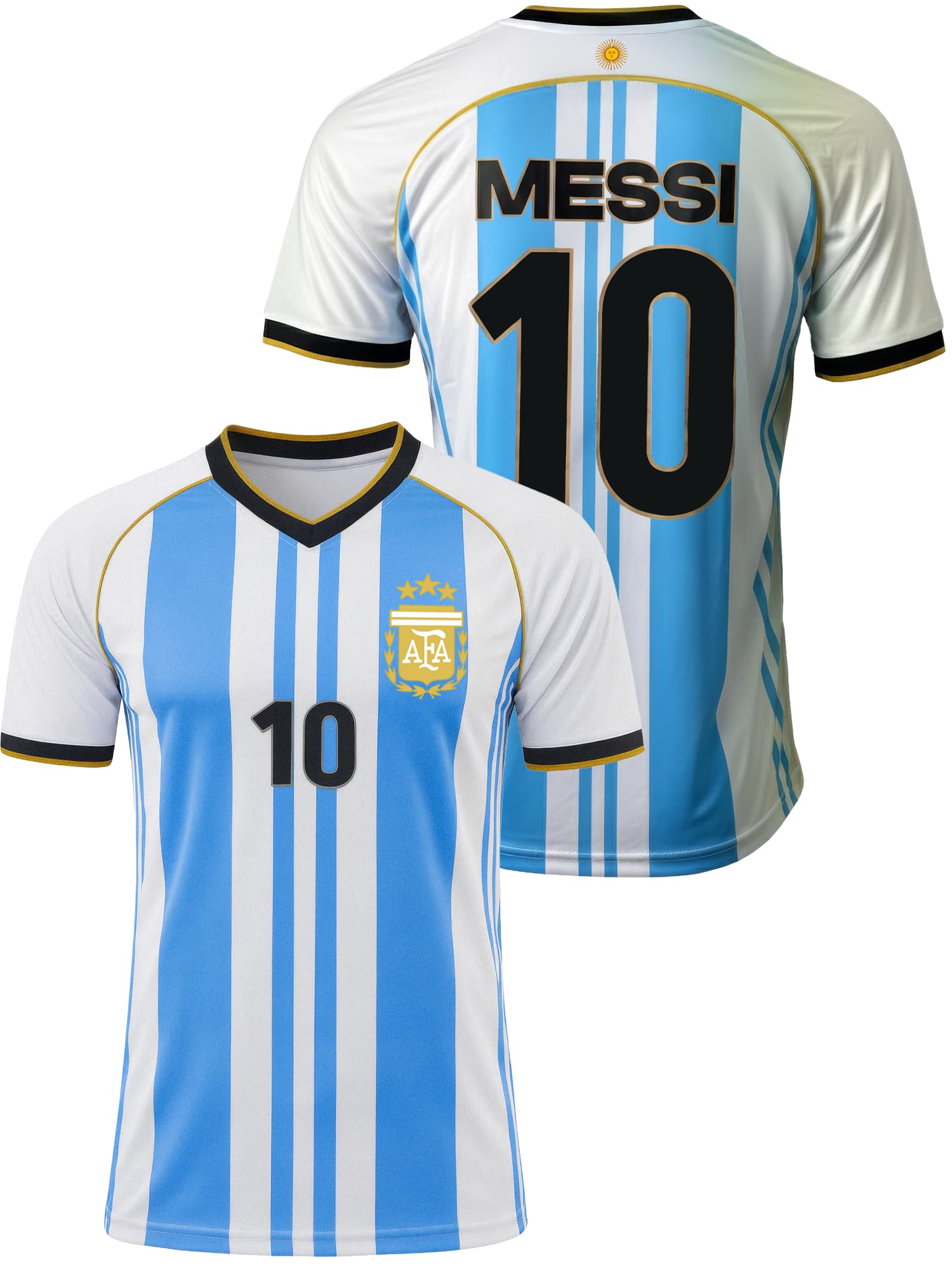 Licensed Lionel Messi #10 Argentina Soccer Shirt