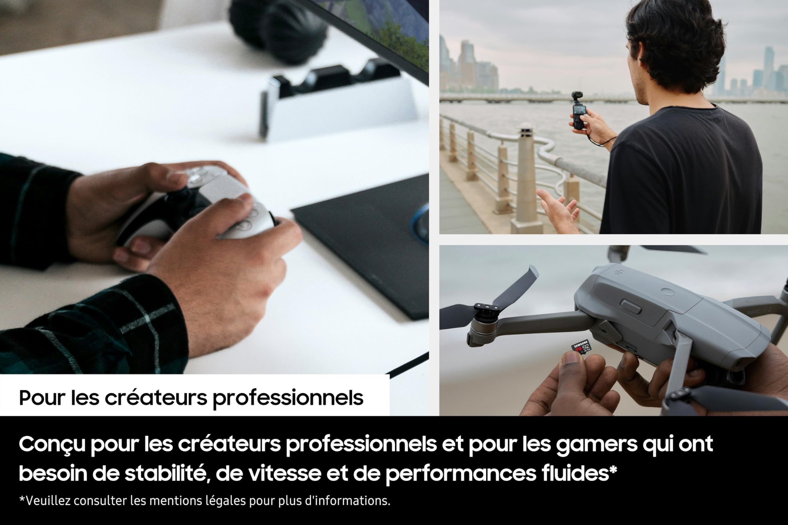 Samsung T9 Carte microSD, 128 Go, Carte mémoire pour Drones, caméras d'action et caméras 360°, UHS-I U3, Full HD & 4K UHD, 200 Mo/s en Lecture, 130 Mo/s en écriture, MB-MH128T/WW