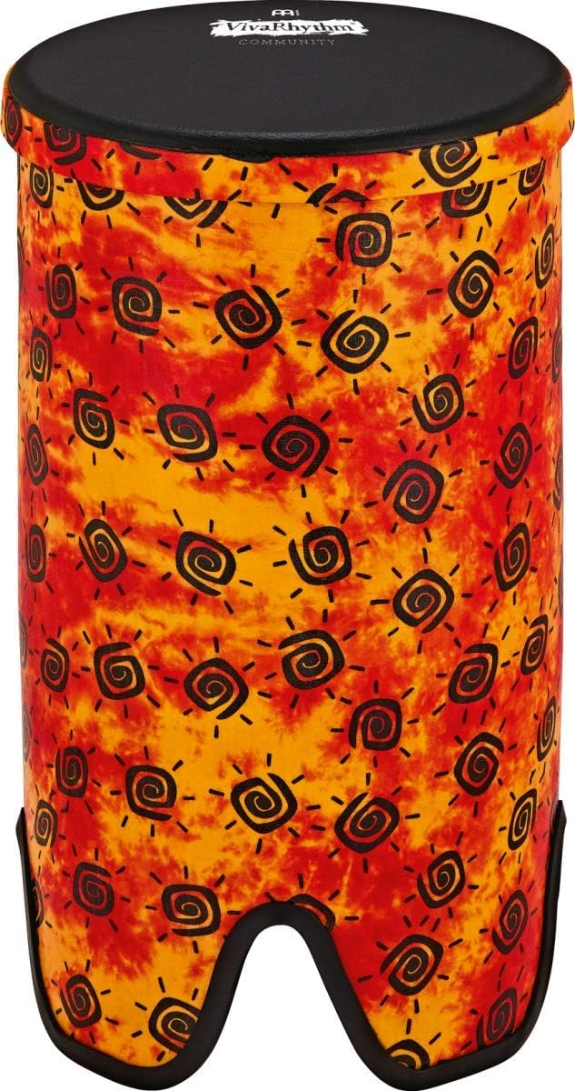 Meinl Percussion Meinl VivaRhythm VR-BD10-NH Boom Series 10" Bass Drum, Pre-Tuned Napa Head, Sunshine Finish, Schwarz